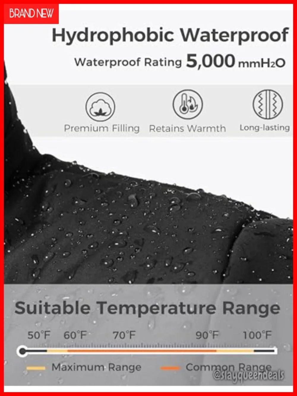 Women's Quilted Puffer Jacket Waterproof Heavyweight Parka with Removable Hood